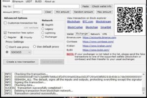 Crypto transaction software