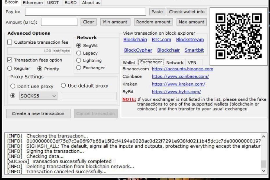 Crypto transaction software
